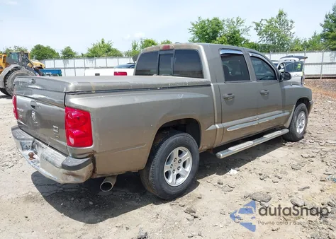 2007 Dodge Dakota Laramie из США, поврежденный, VIN 1D7HE58P87S181128